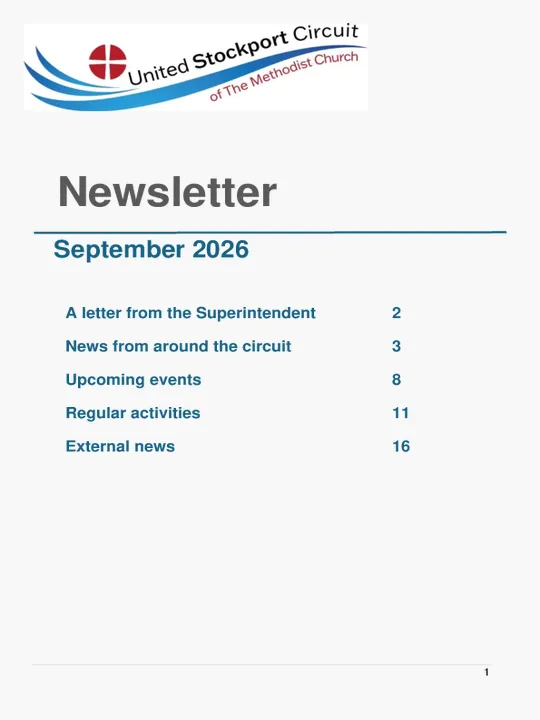Newsletter September 2026