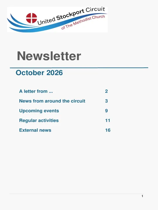 Newsletter October 2026
