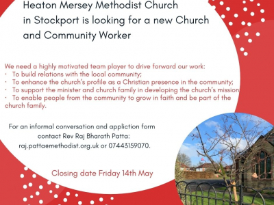 Heaton Mersey Community worker advert